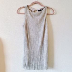 (‼️SOLD‼️) Shift Dress in Iridescent Silver Tones